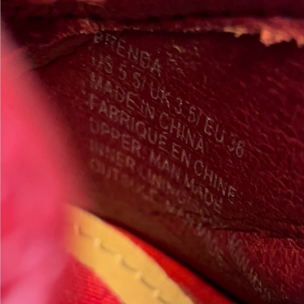 Shoedazzle Brenda Red Croc-Embossed Mules - Picture 6 of 8